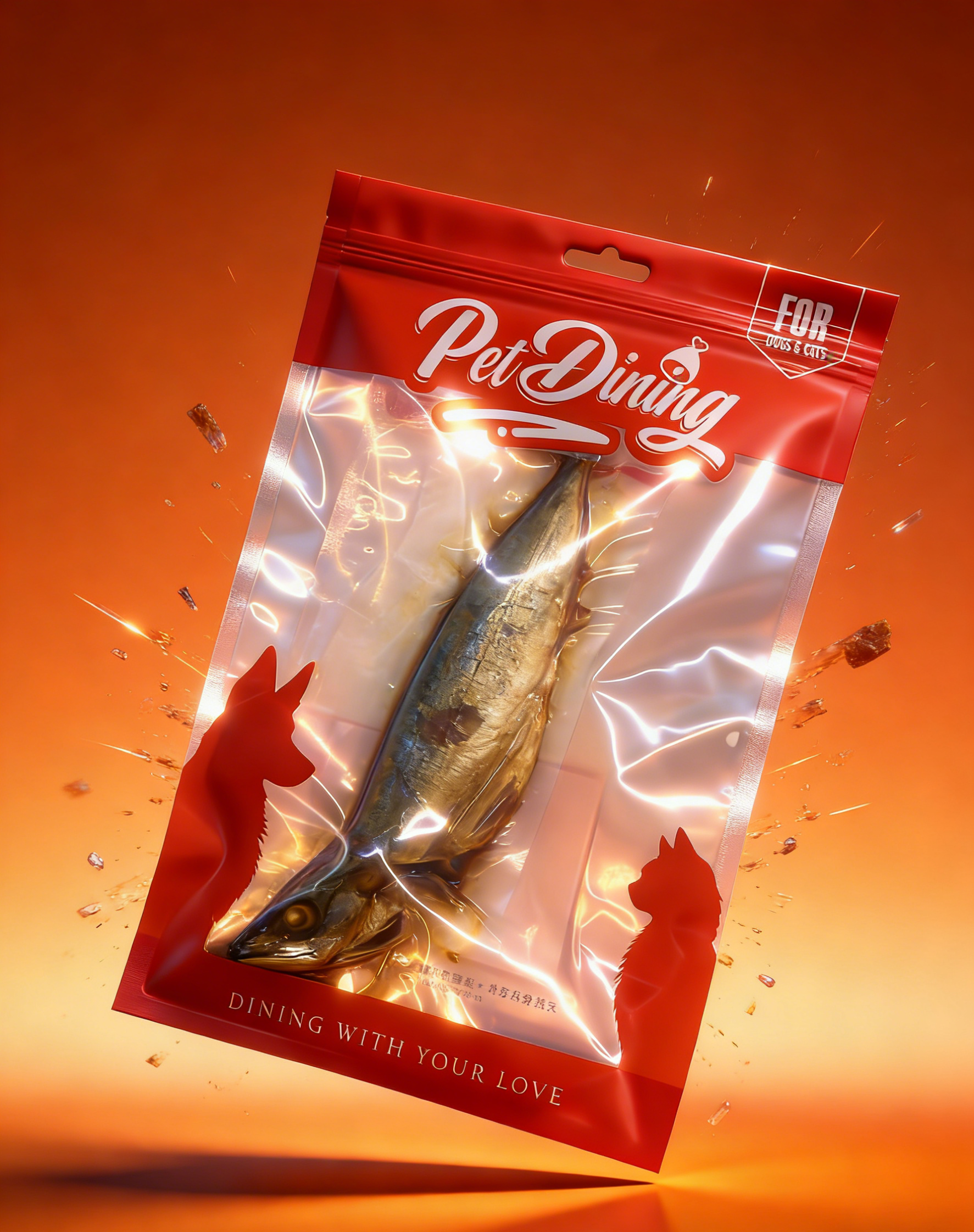 常溫預製原條鯖花魚 - 貓犬適用