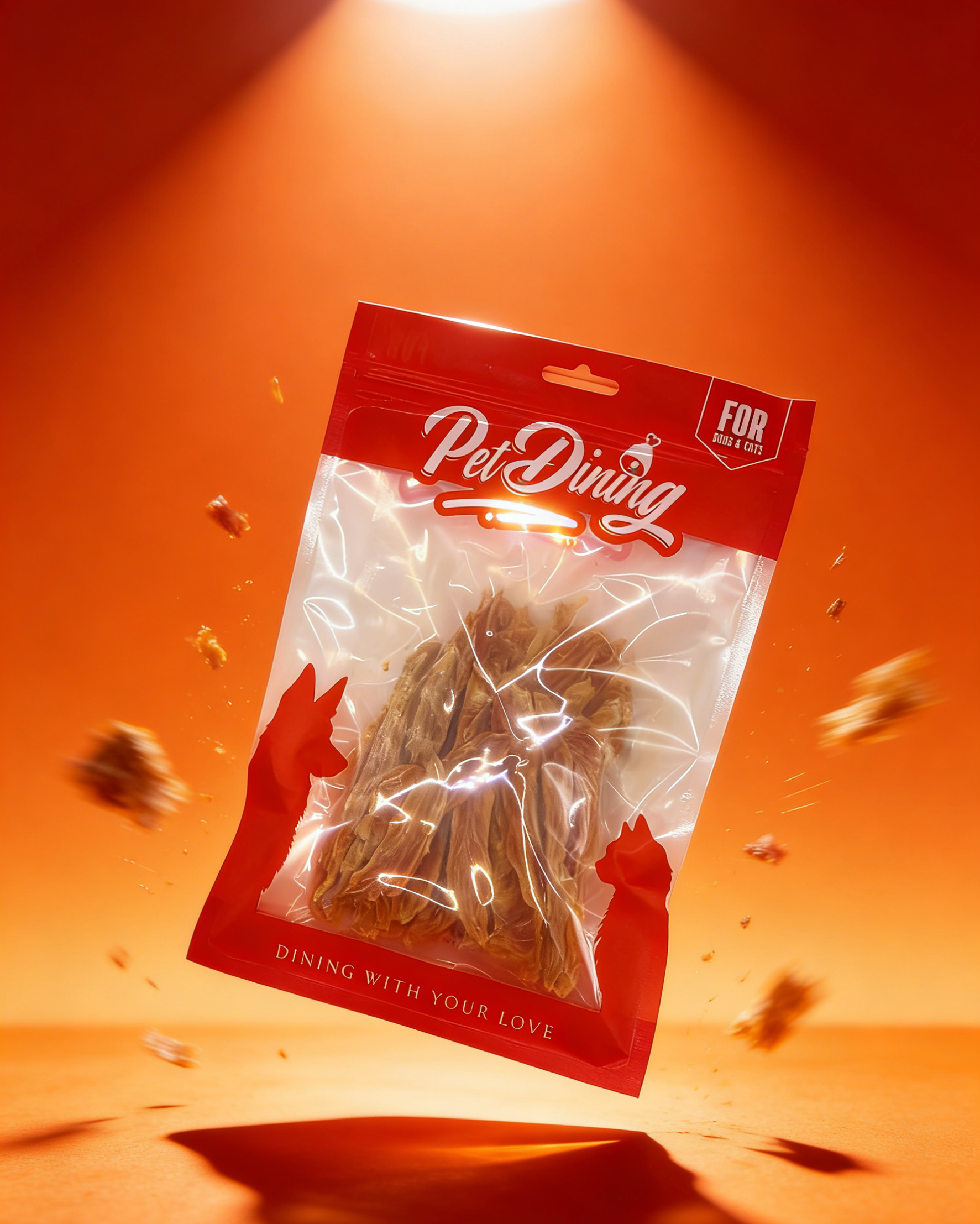 PetDining 烘乾雞肉條 - 寵物鮮食，貓狗適用