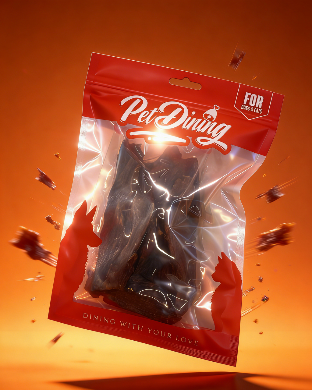 烘乾牛肺- 貓犬適用