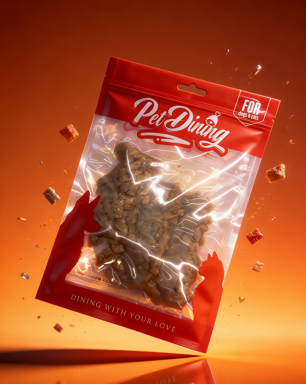 常溫預製鴨肉粒- 貓犬適用