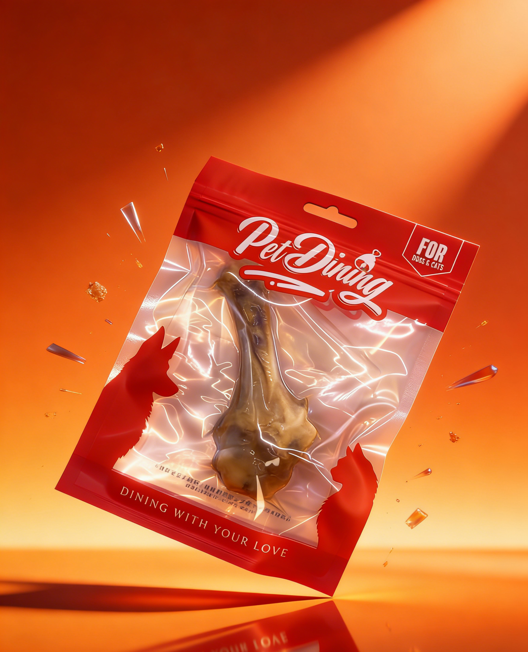 常溫預製酥骨鴨小腿 - 貓犬適用